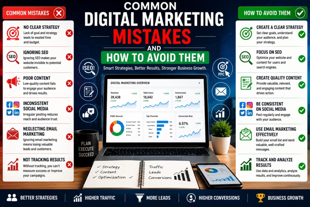 Common Digital Marketing Mistakes